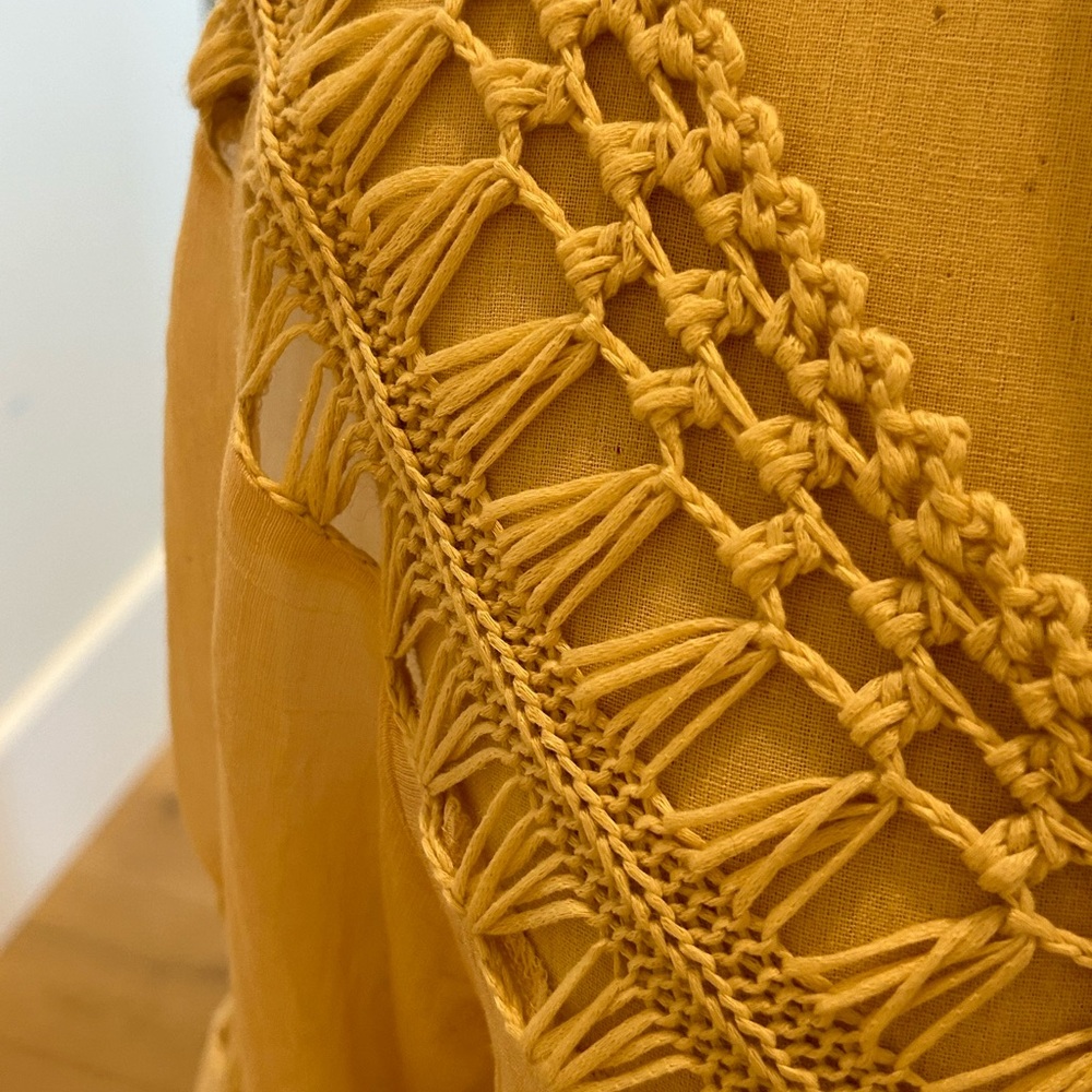 Vivid Collection Macrame Tunic